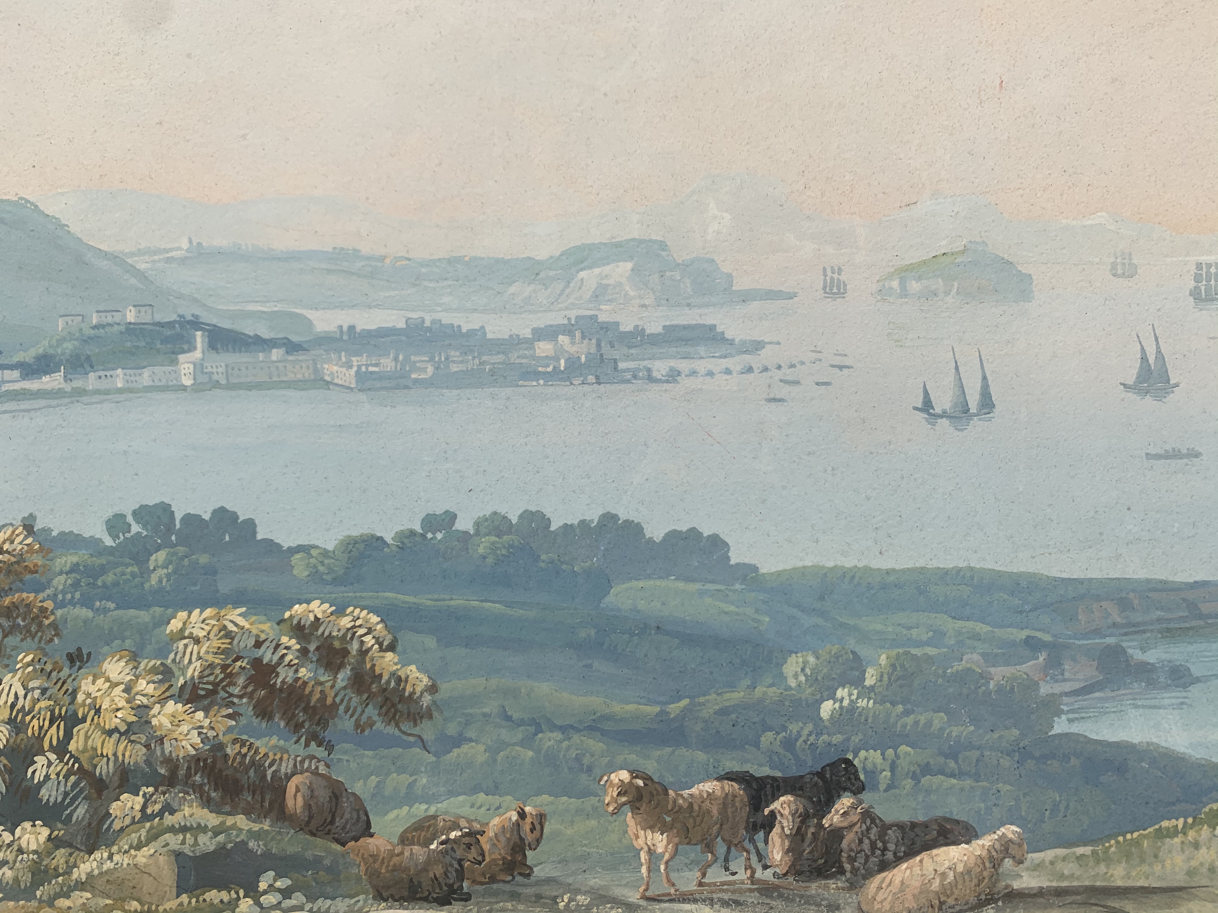 "Вид на Неаполь со стороны Подсуоло", XIX век